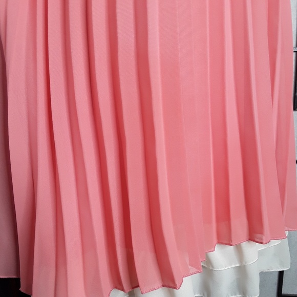 Pleated Front Babydoll Dress - Picture 2 of 3